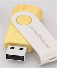 USB A ROTAZIONE IN LEGNO TWISTER WOOD
